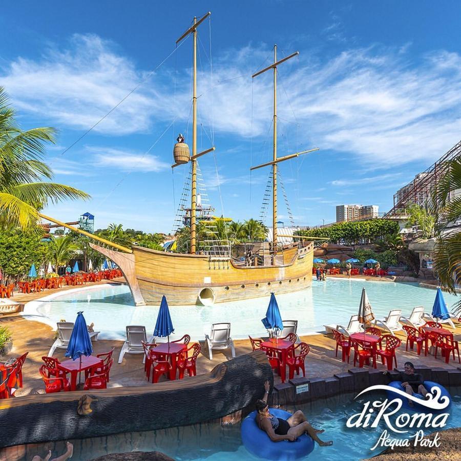 Diroma Resort Internacional Incluso 1 Acesso Ao Acqua Park Vulcao Caldas Novas Ngoại thất bức ảnh